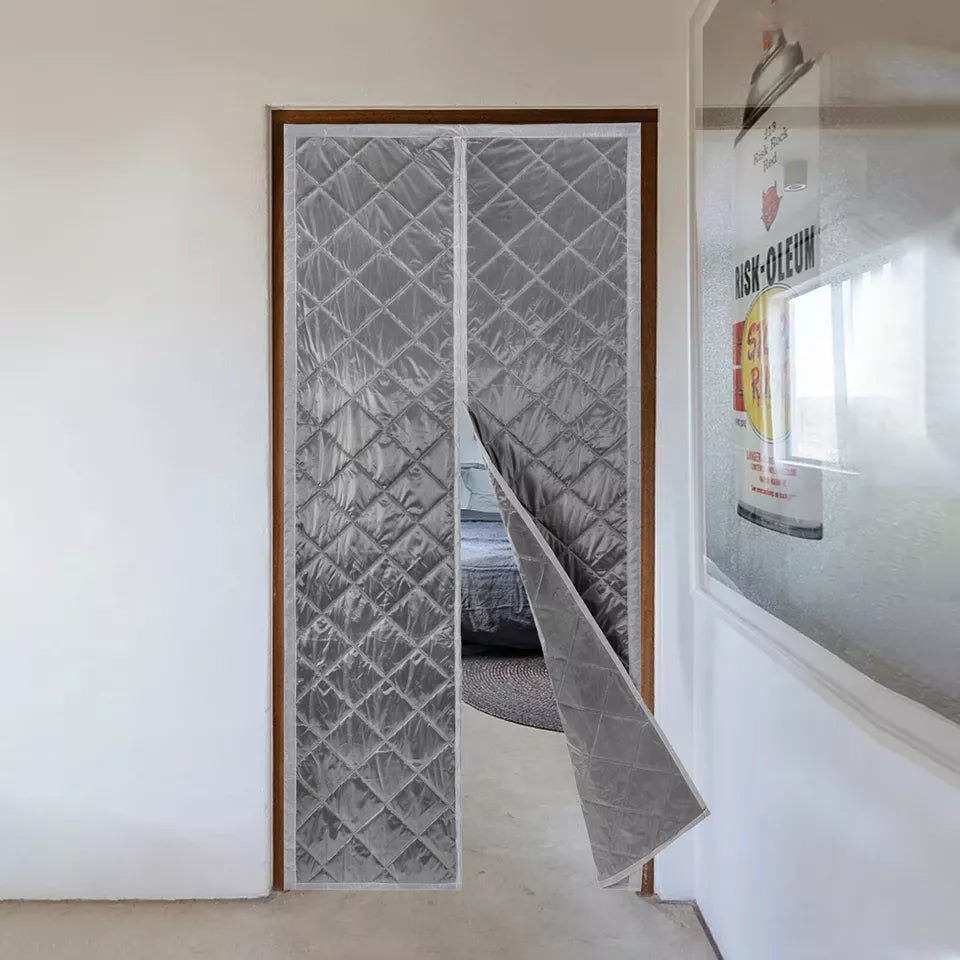 Magnetic Thermal Winter Block Door Insulation Curtain