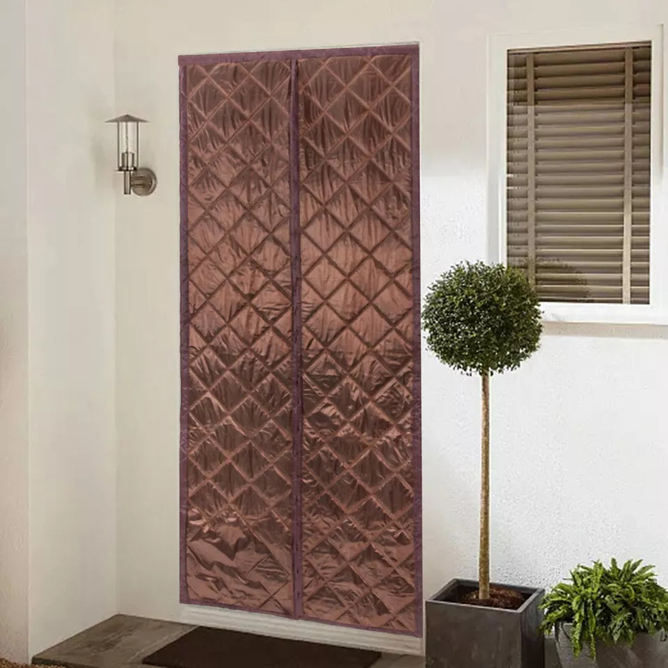Magnetic Thermal Winter Block Door Insulation Curtain