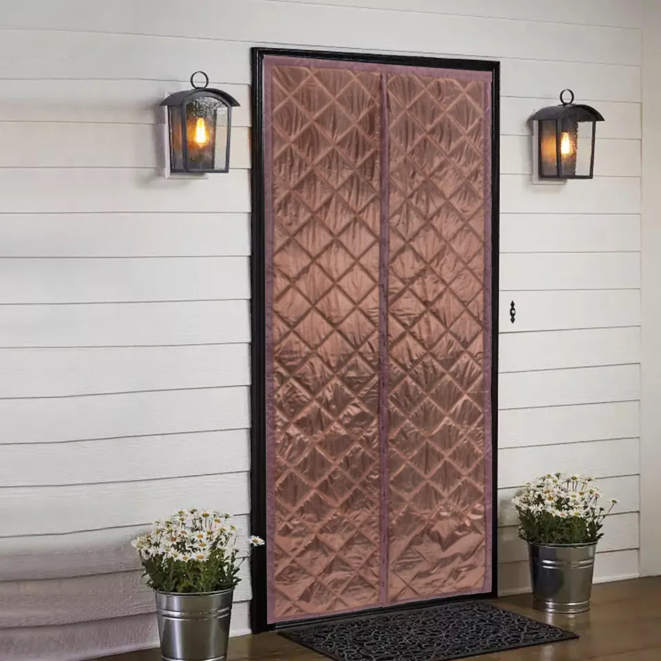 Magnetic Thermal Winter Block Door Insulation Curtain