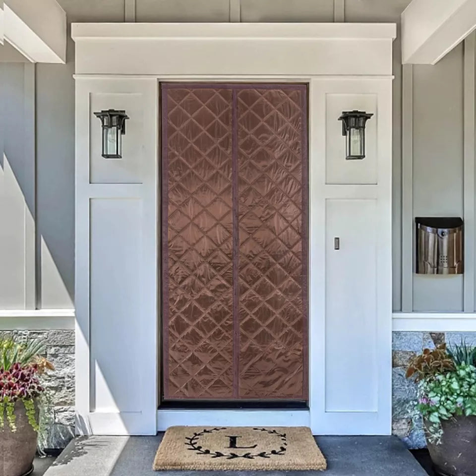 Magnetic Thermal Winter Block Door Insulation Curtain