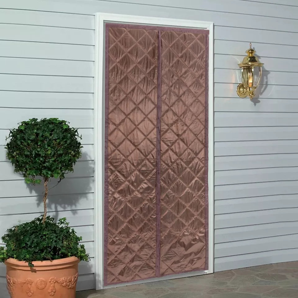 Magnetic Thermal Winter Block Door Insulation Curtain