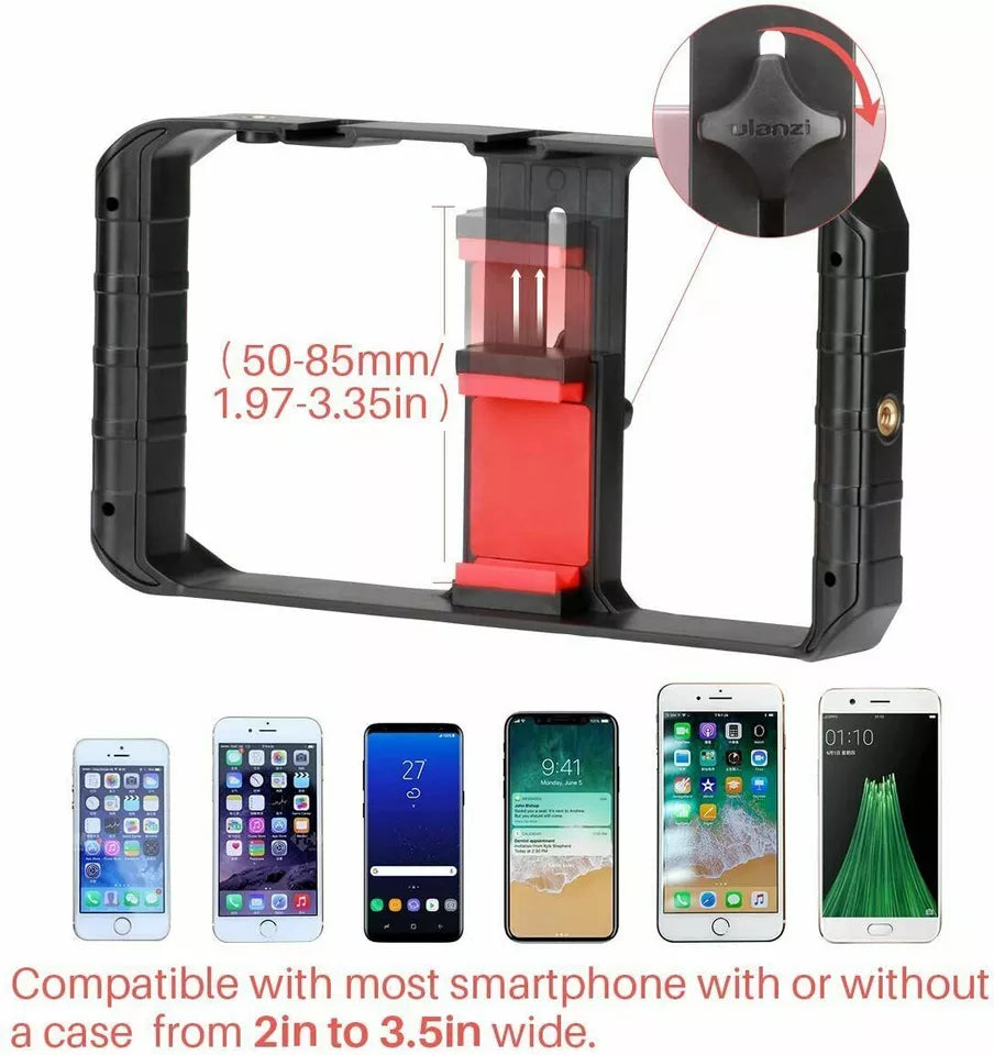 Smartphone Video Rig Stabilizer With Light