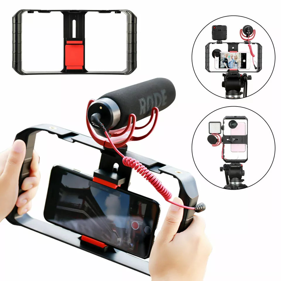 Smartphone Video Rig Stabilizer With Light