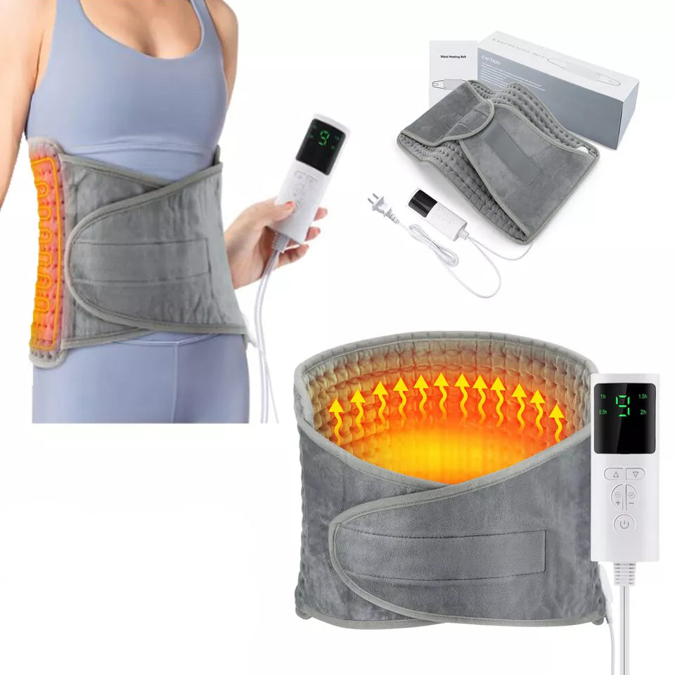 Massaging Heating Pad – Heat & Vibration Therapy for Back Pain