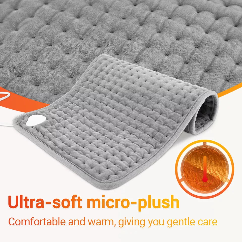Massaging Heating Pad – Heat & Vibration Therapy for Back Pain