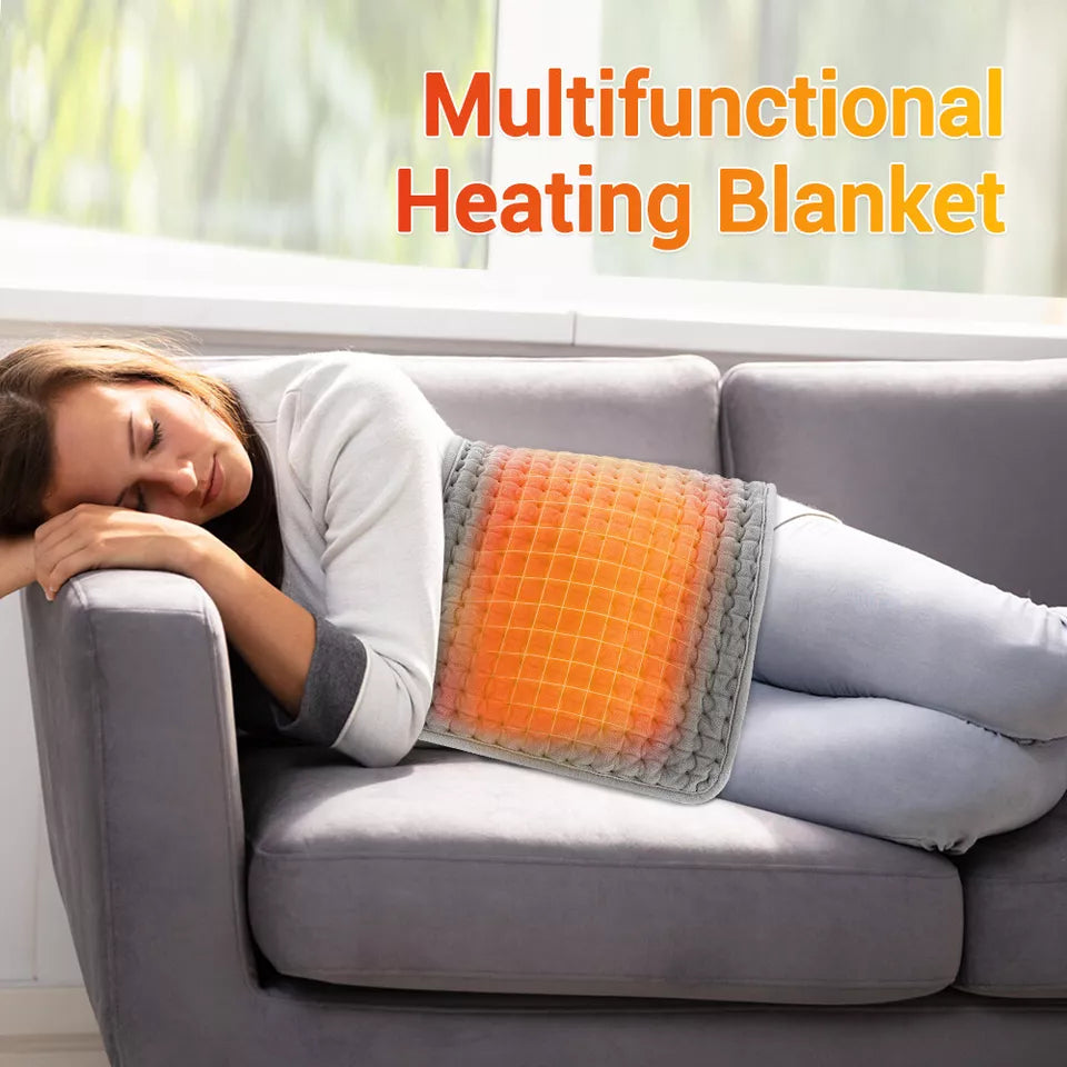 Massaging Heating Pad – Heat & Vibration Therapy for Back Pain