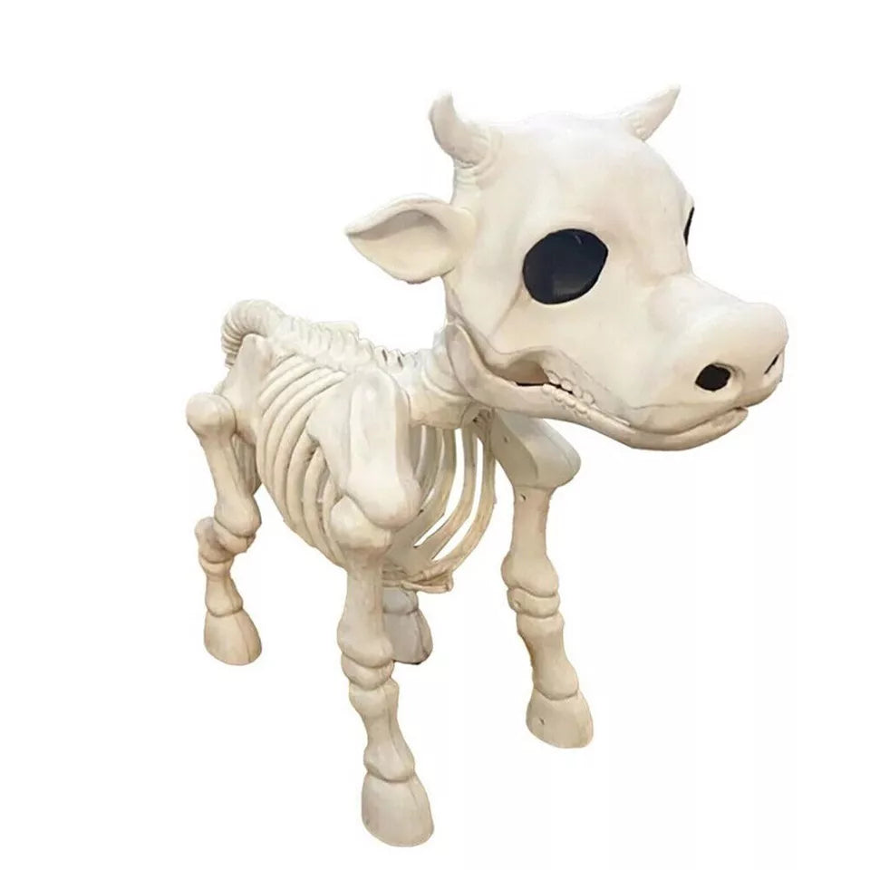 Halloween Skeleton Cow & Horse Decorative Prop