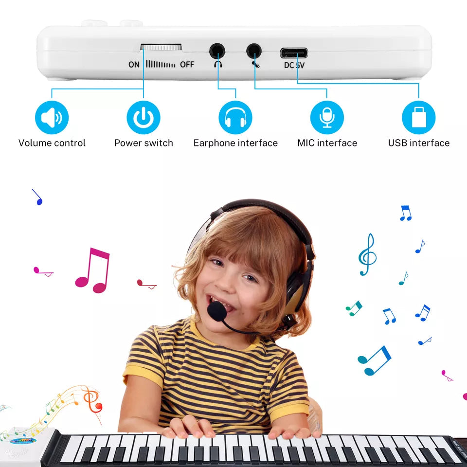 Flexible Roll Up Piano