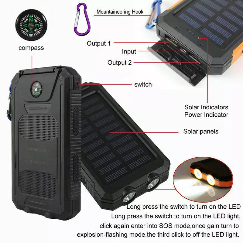 Portable Solar Charging Case