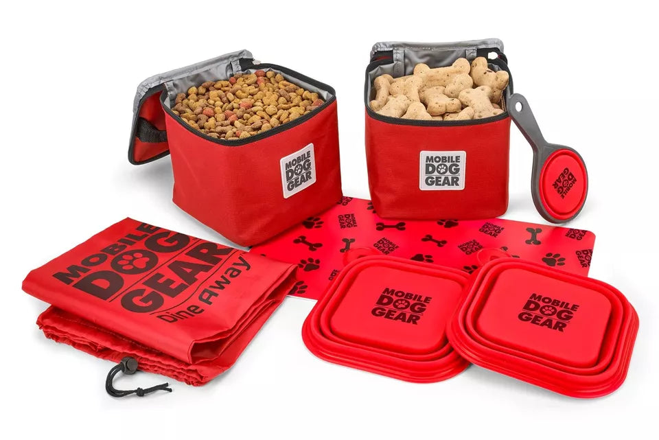 Dine Away Food Set Dog Bag