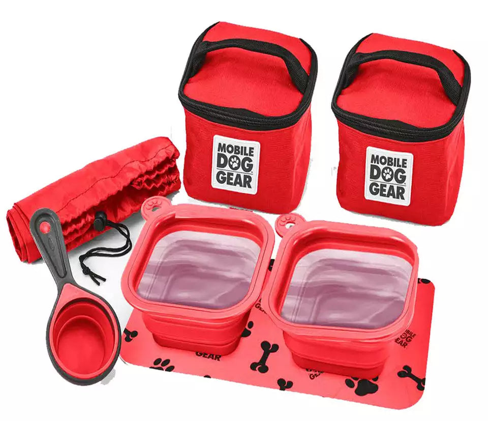 Dine Away Food Set Dog Bag