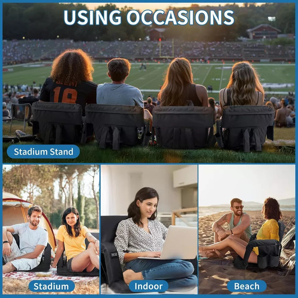Heated Stadium Seat with Massage
