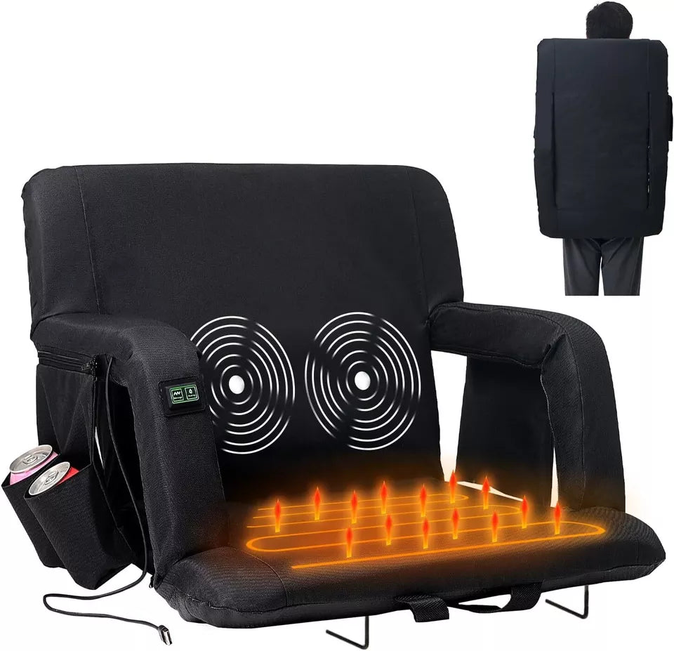 Heated Stadium Seat with Massage