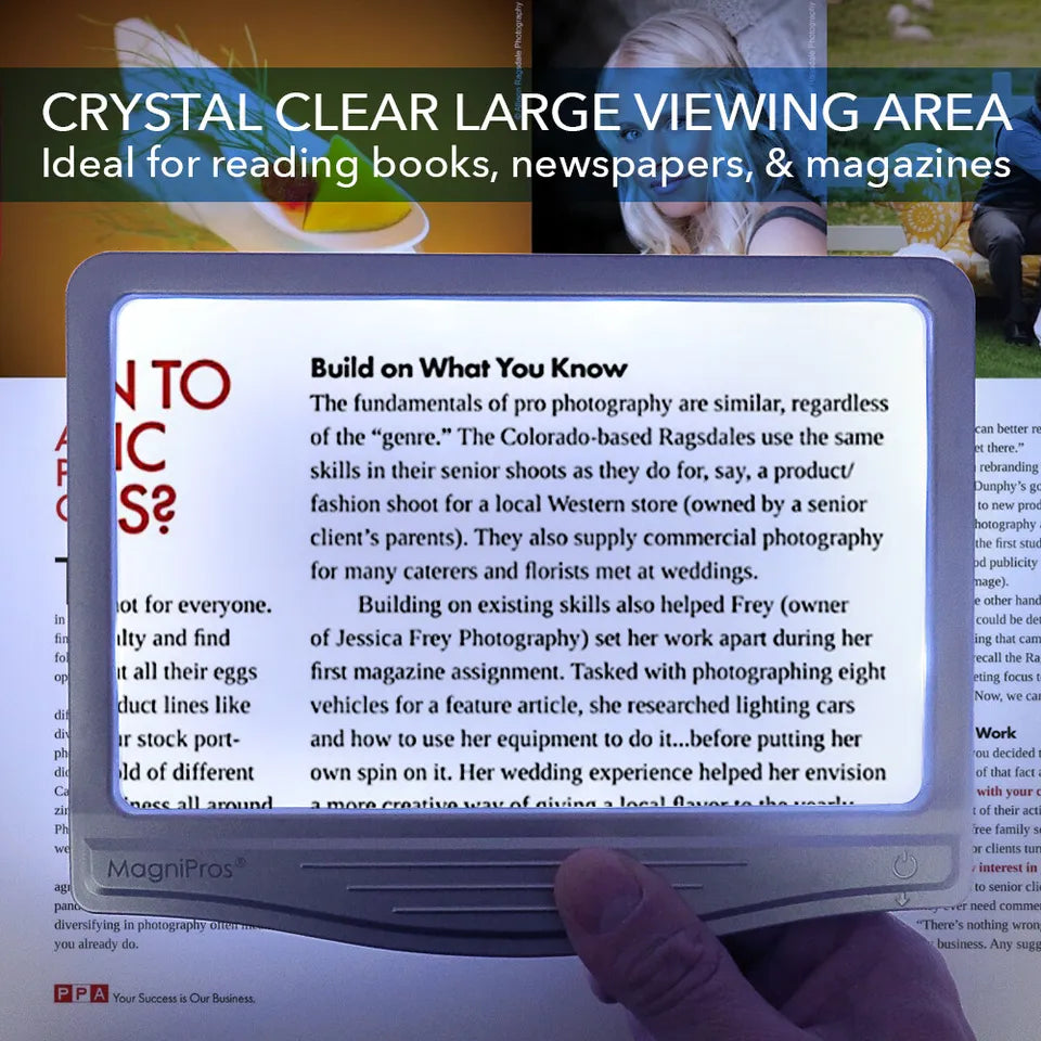 Portable Lighted Magnifier