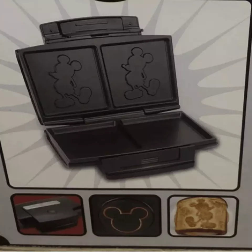 Disney Mickey and Minnie Mouse Grilled Cheese Sandwich Maker