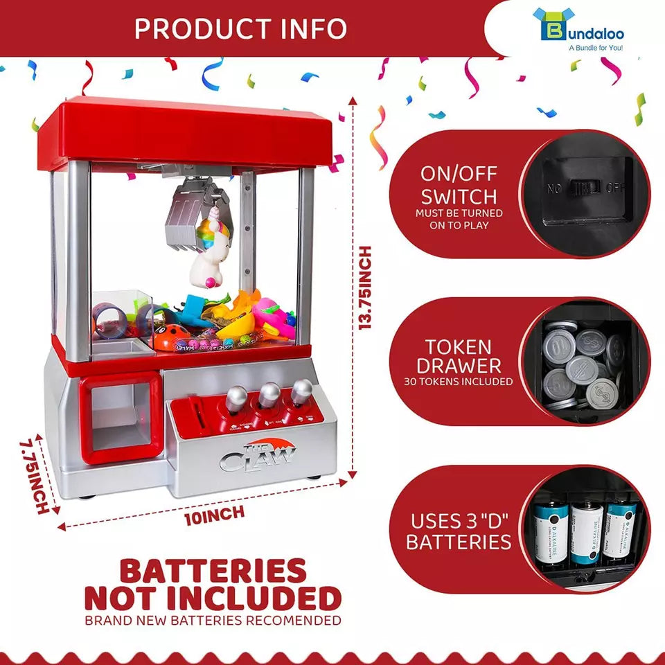 Mini Arcade Claw Machine