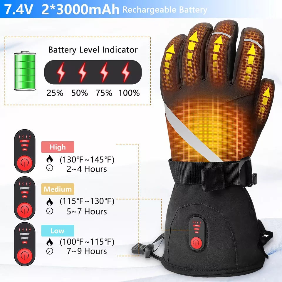 Battery Heated Gloves by Sharper Image