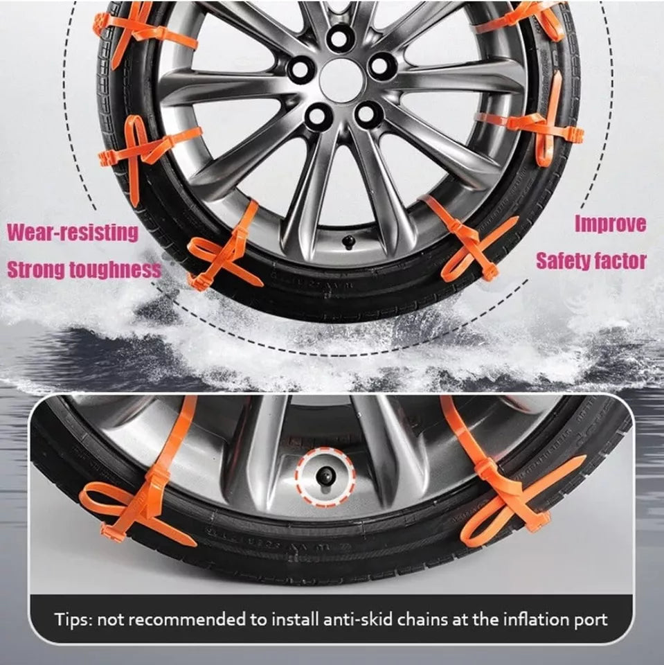 Reusable Anti Snow Chains for Car