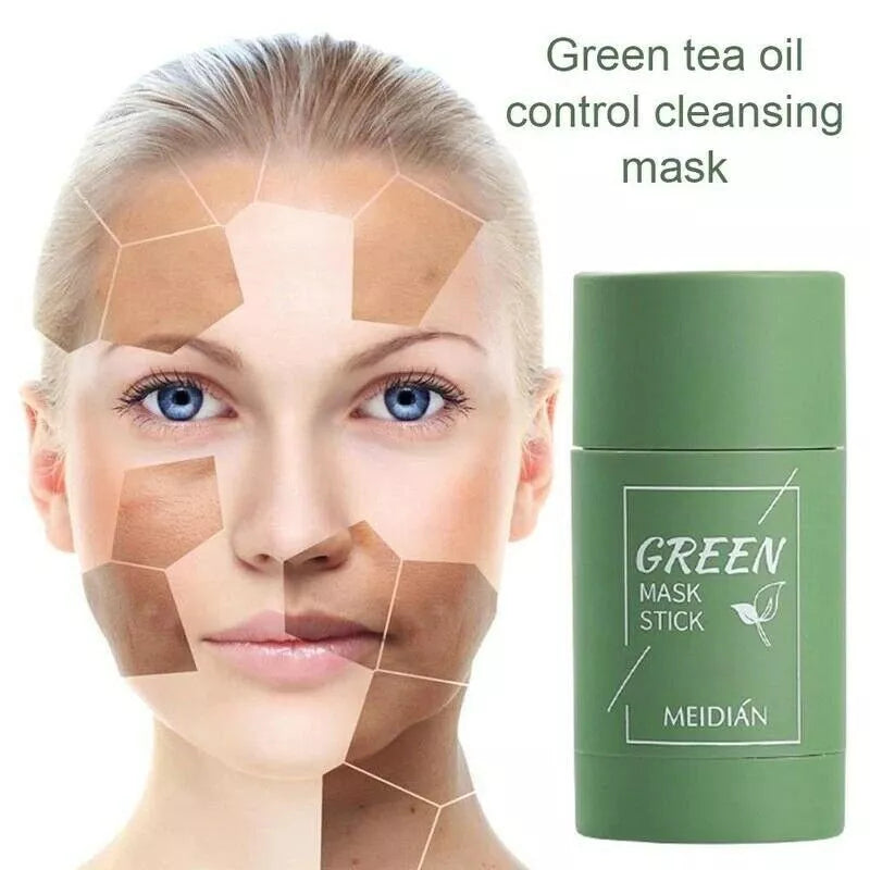 Greenglu Poreless Deep Cleanse Green Tea Mask – Purify & Refresh Your Skin