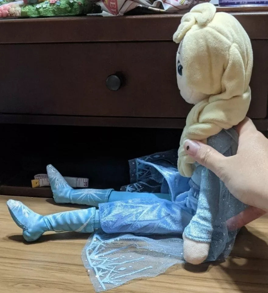 Frozen Princess Elsa & Anna Soft Stuffed Dolls