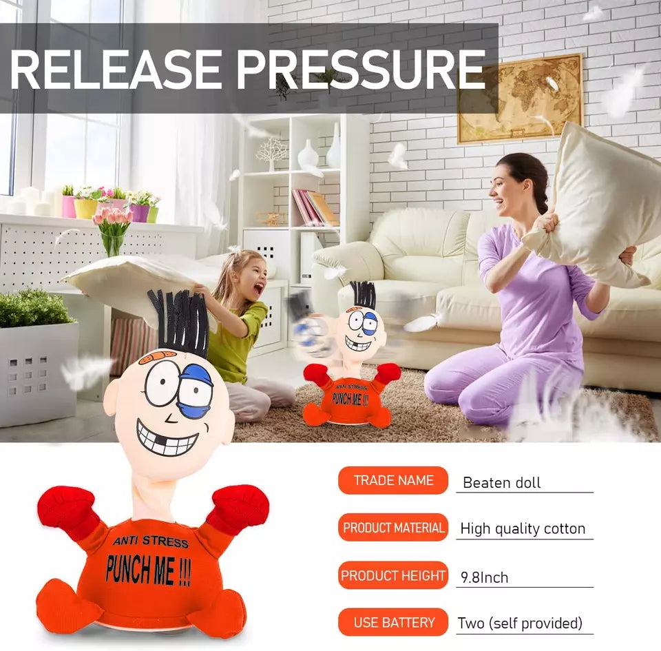 Funny Punch Me Screaming Doll