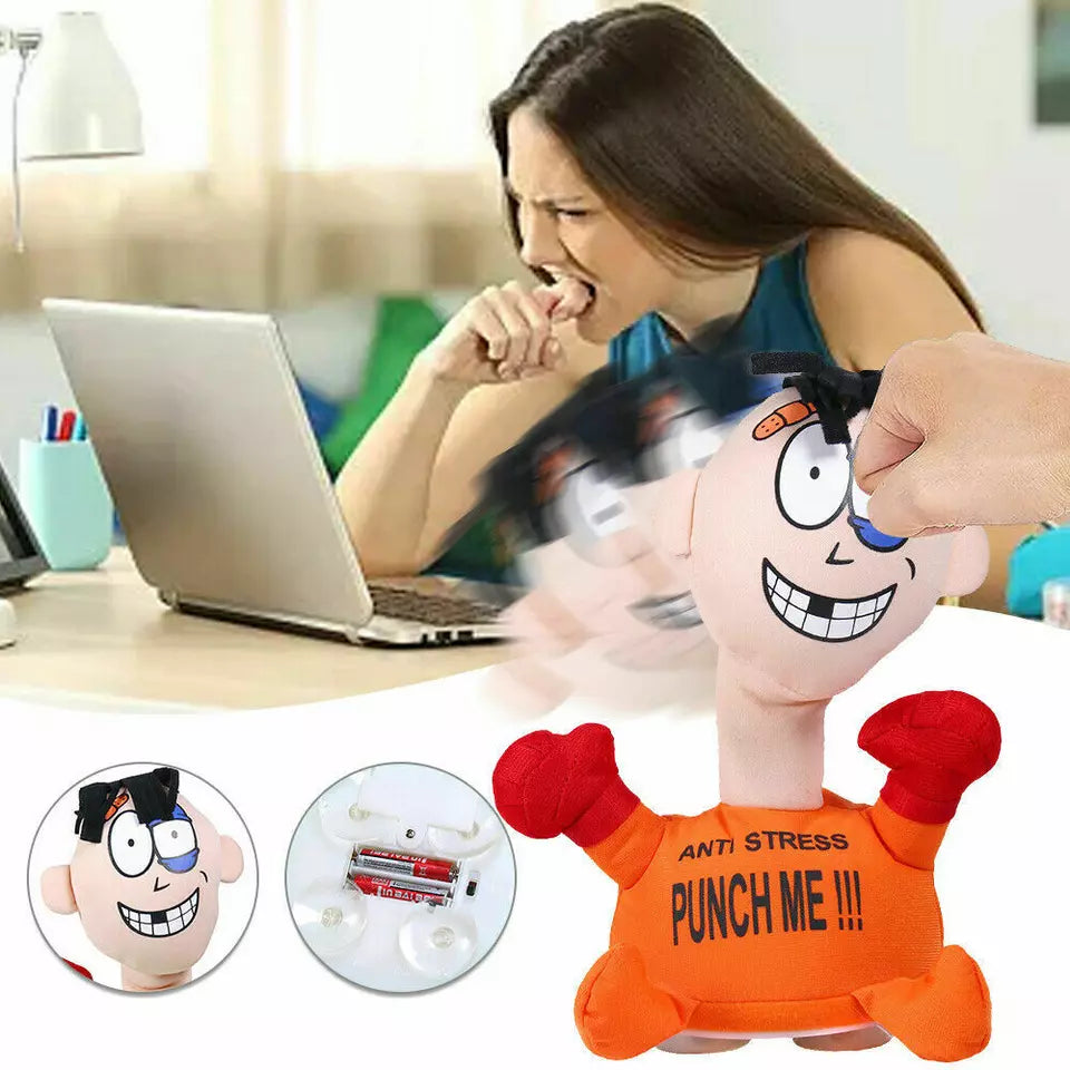 Funny Punch Me Screaming Doll