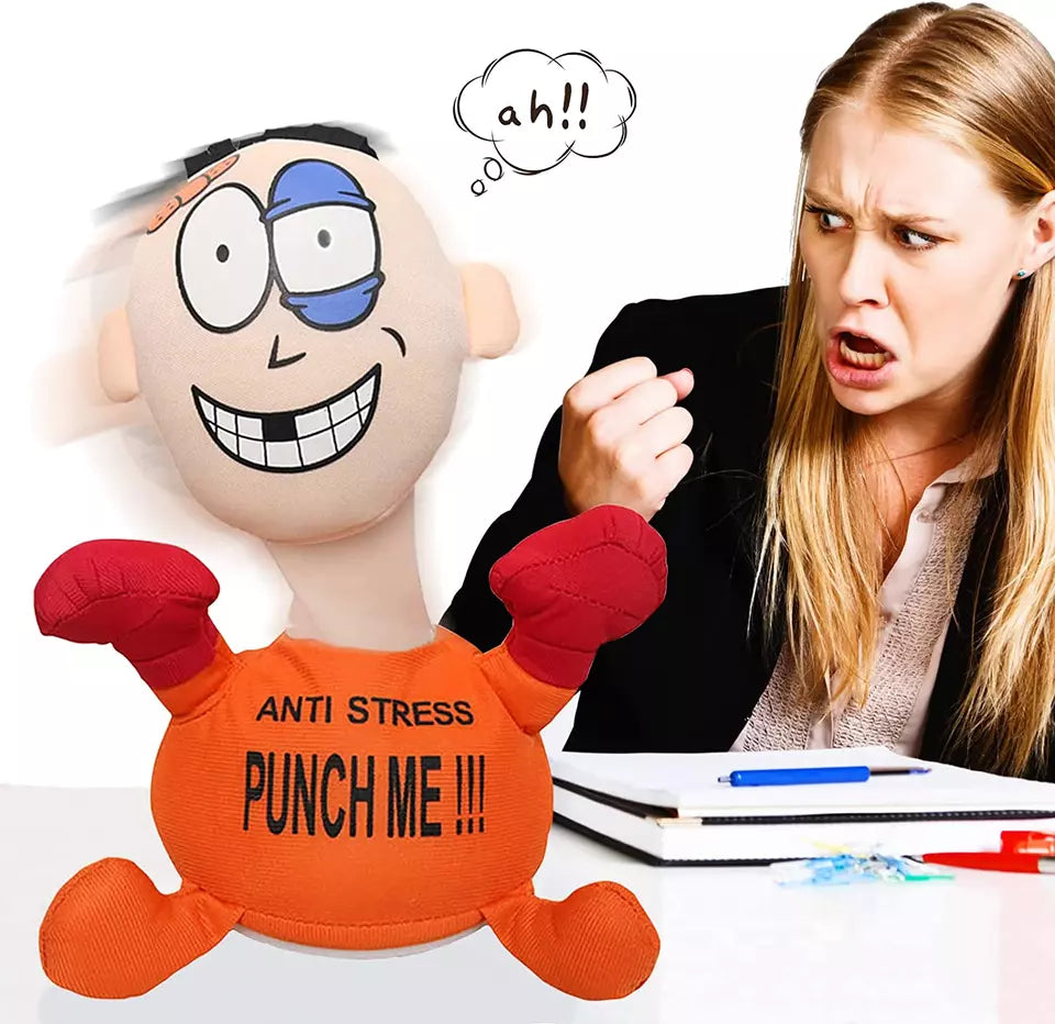 Funny Punch Me Screaming Doll
