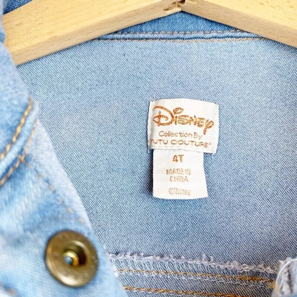 Mickey And Minnie Mouse Denim Jacket