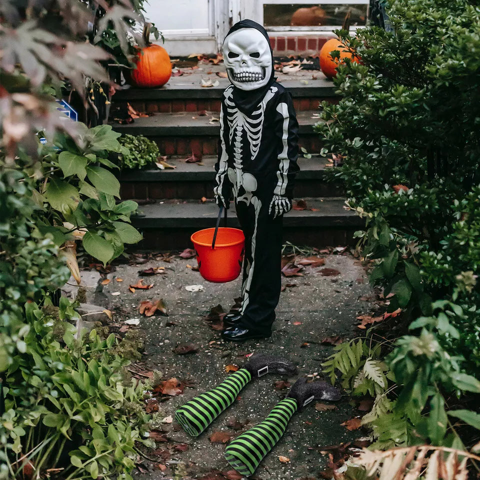 Artificial Witch Legs Halloween Yard Decoration