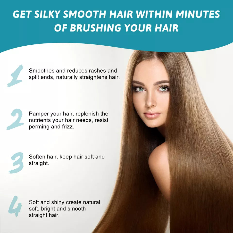 Protein Hair Straightening Cream Silk Gloss Smooth Rough Hair Repair Straight