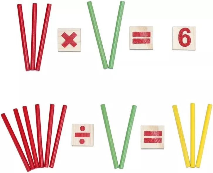Math Wooden Counting Sticks