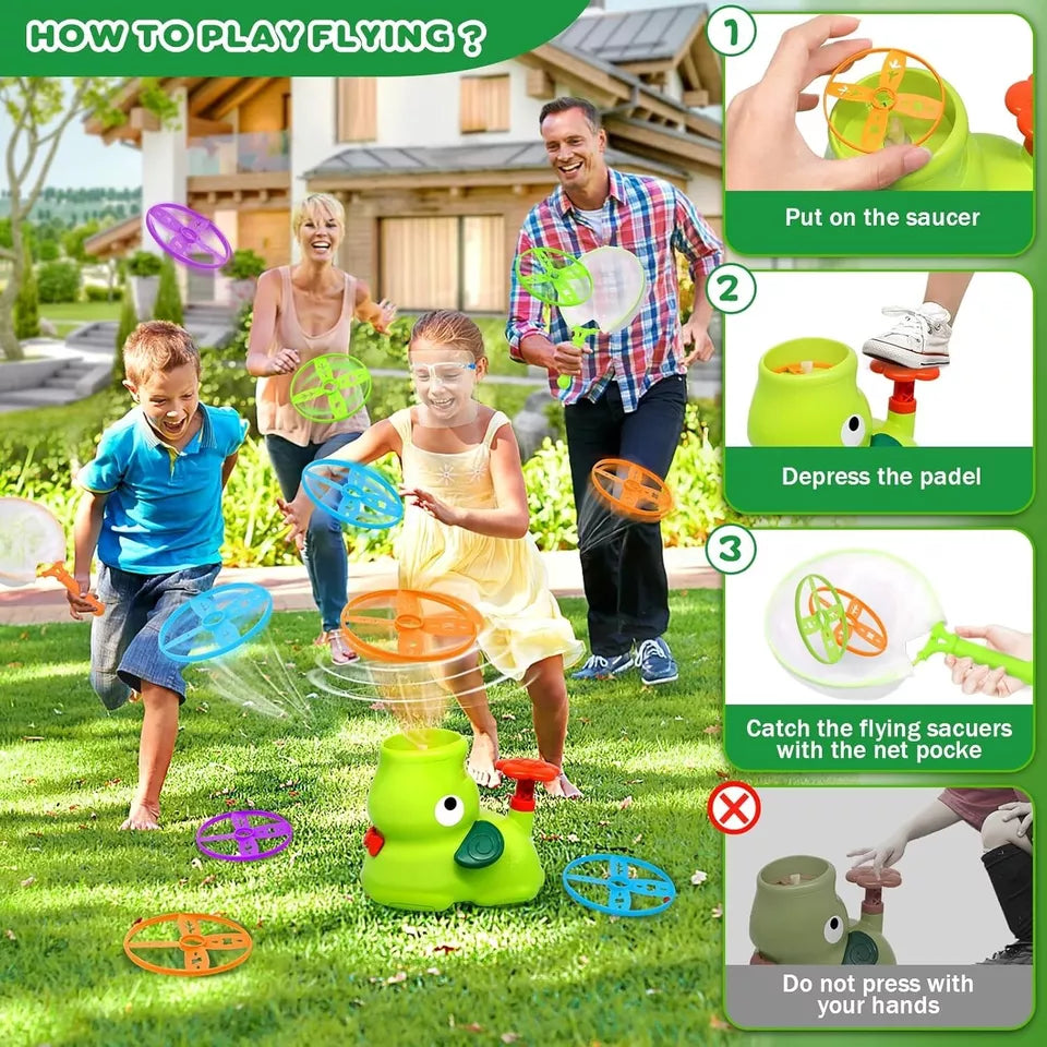 Flying Discs Launcher Toys