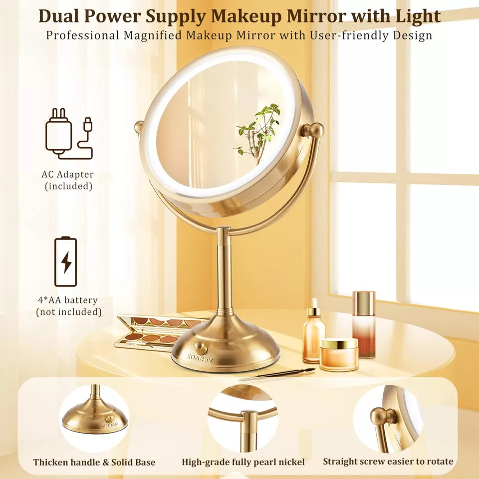 LED Lighted Glamour Makeup Mirror