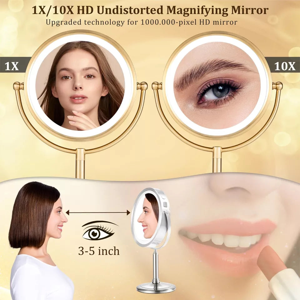 LED Lighted Glamour Makeup Mirror