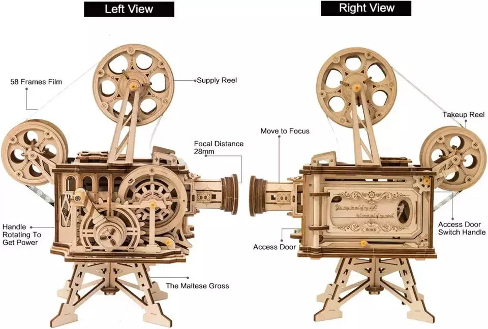 Classic Film Projector Puzzle
