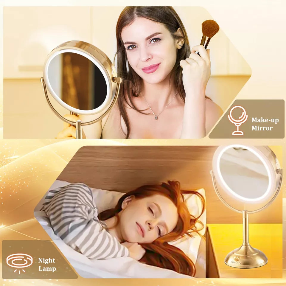 LED Lighted Glamour Makeup Mirror