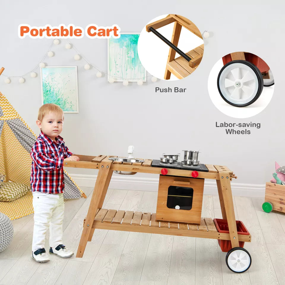 Kids Play Trolley with Sun Proof Umbrella
