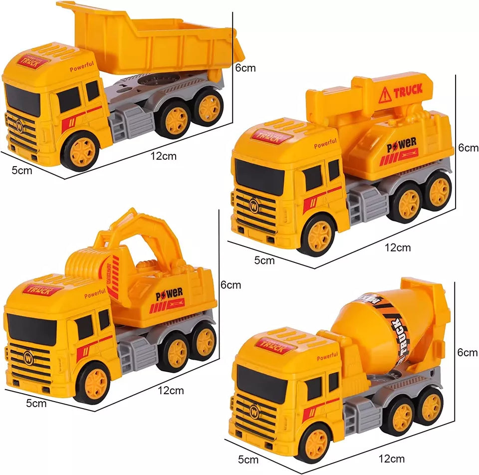 Construction Vehicle Toys Set