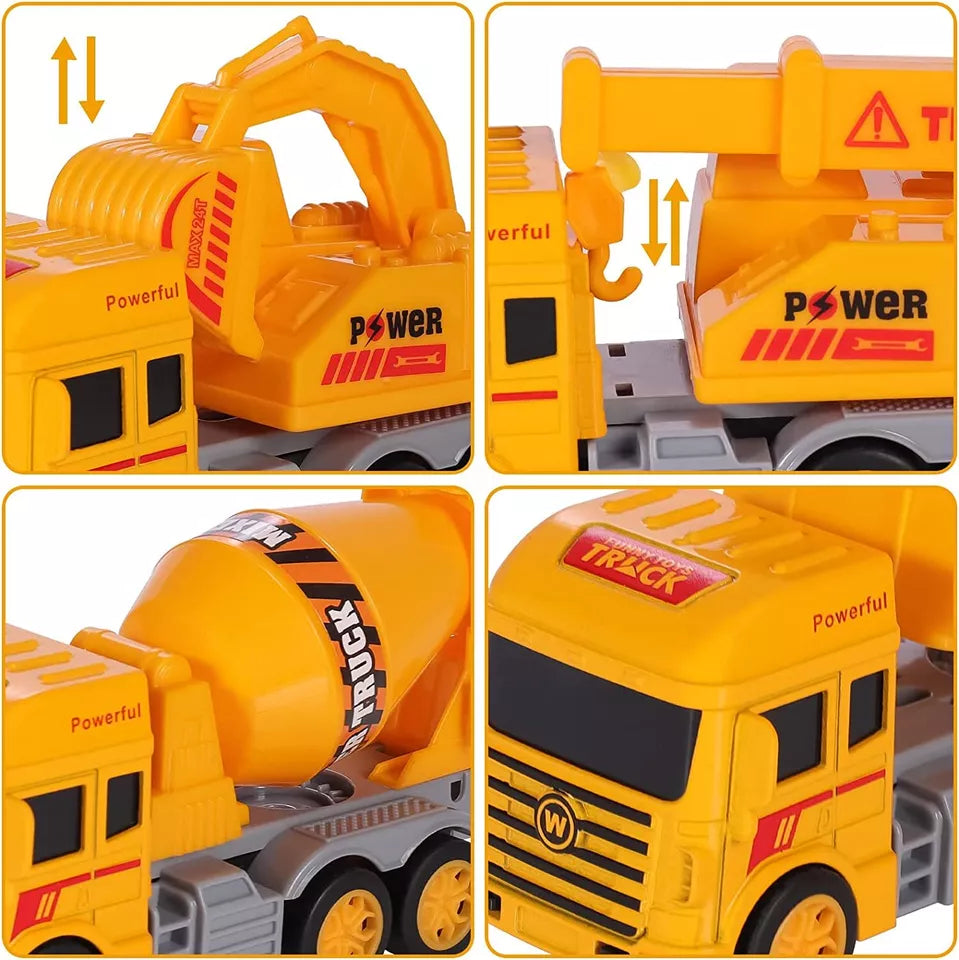 Construction Vehicle Toys Set