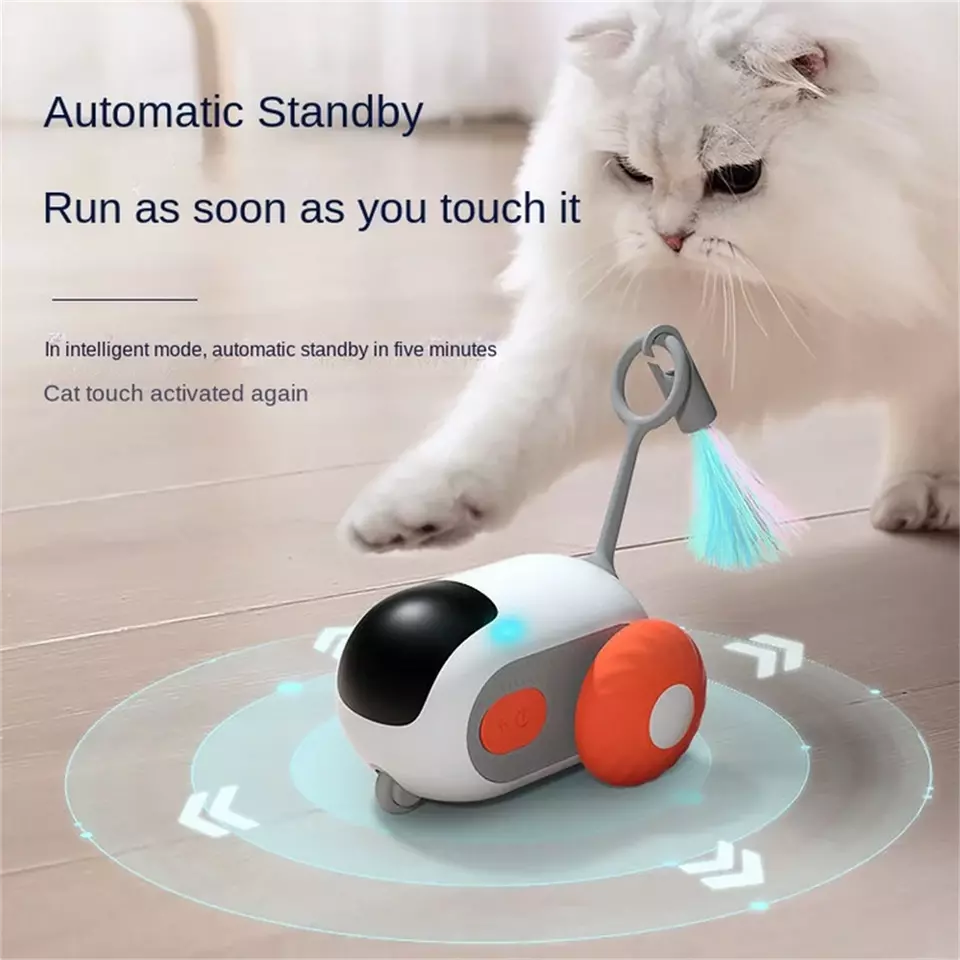 Remote Control Cat Toy – Smart Pet Sports Car with USB Charging