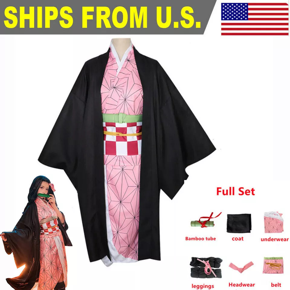 Nezuko Cosplay Costume Set