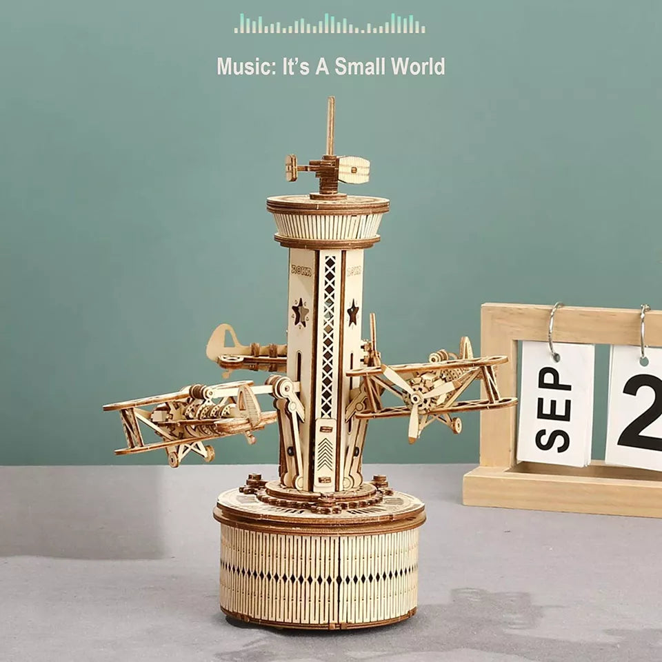 3D Wooden Puzzle Music Box