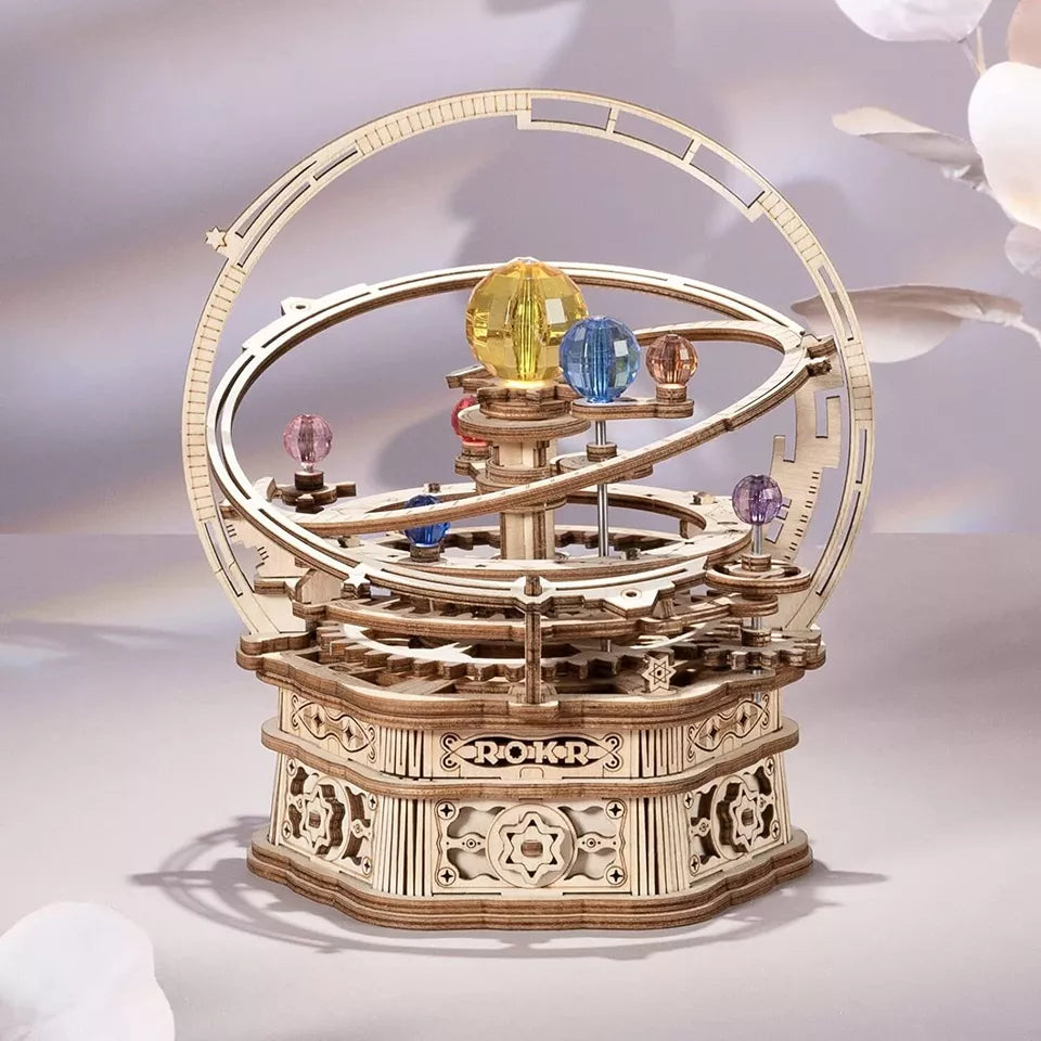 3D Wooden Puzzle Music Box
