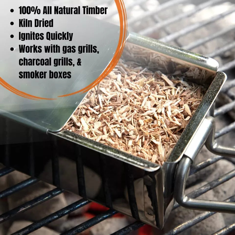 Extra Wood Chips for the Stainless Steel Stovetop Smoker (3-Pack)
