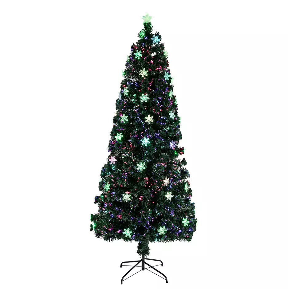 7FT Small Light Fiber Optic Christmas Tree 290 Branches