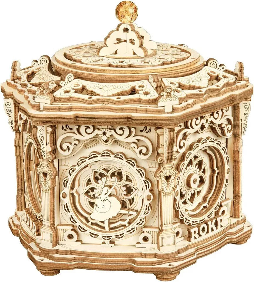 3D Wooden Puzzle Music Box