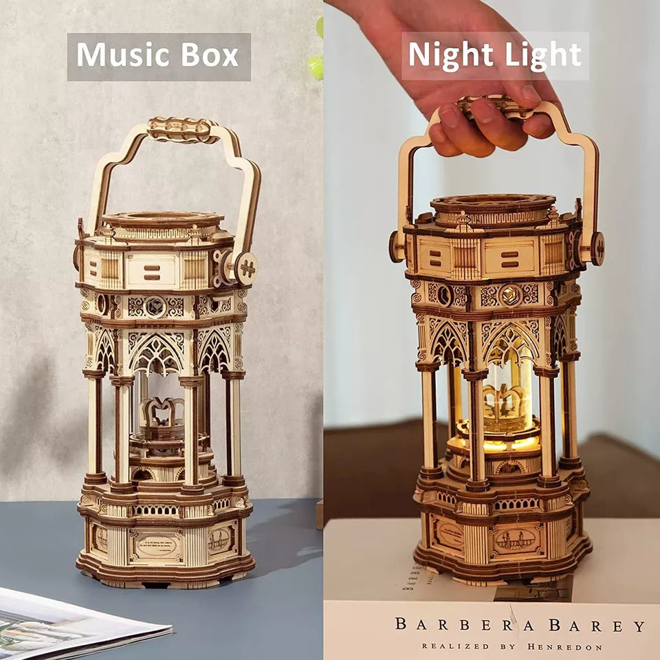 3D Wooden Puzzle Music Box