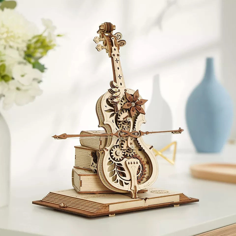 3D Wooden Puzzle Music Box