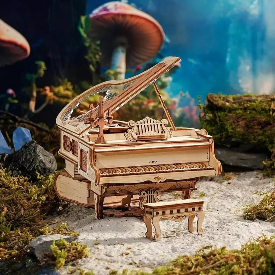 3D Wooden Puzzle Music Box