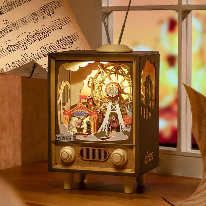 3D Wooden Puzzle Music Box